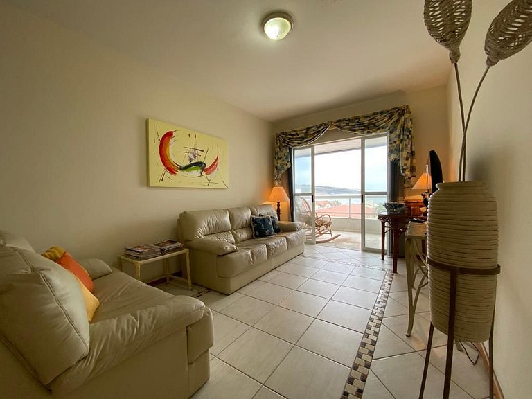 B127- Apto Vista Mar p/ 9 pessoas em Bombinhas SC