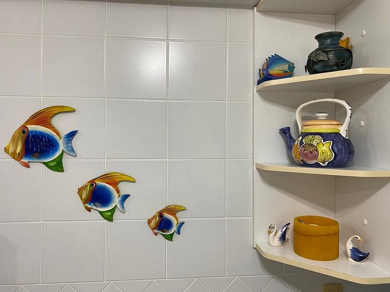 B127- Apto Vista Mar p/ 9 pessoas em Bombinhas SC