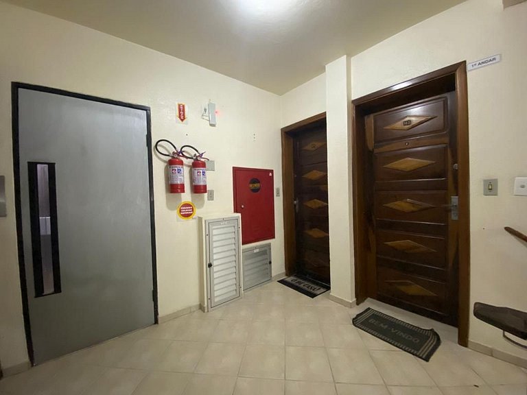 B914 - Apto 02 quartos para 7 pessoas perto do mar