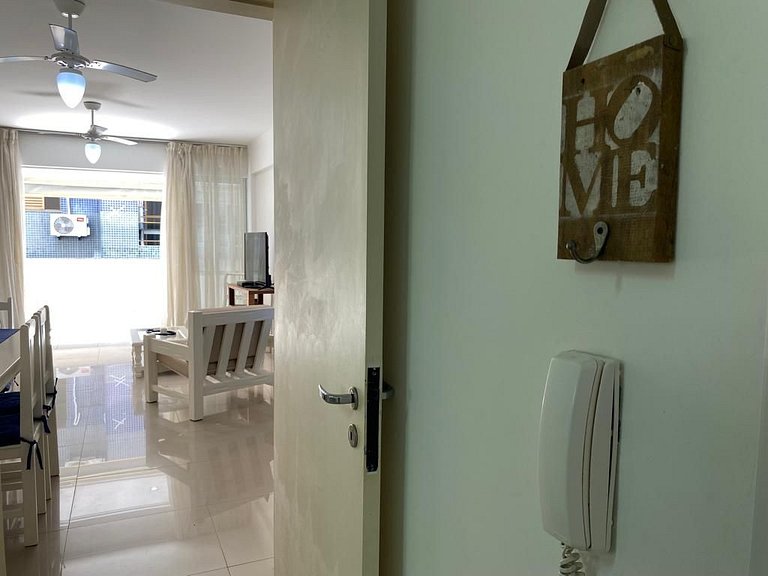 B914 - Apto 02 quartos para 7 pessoas perto do mar