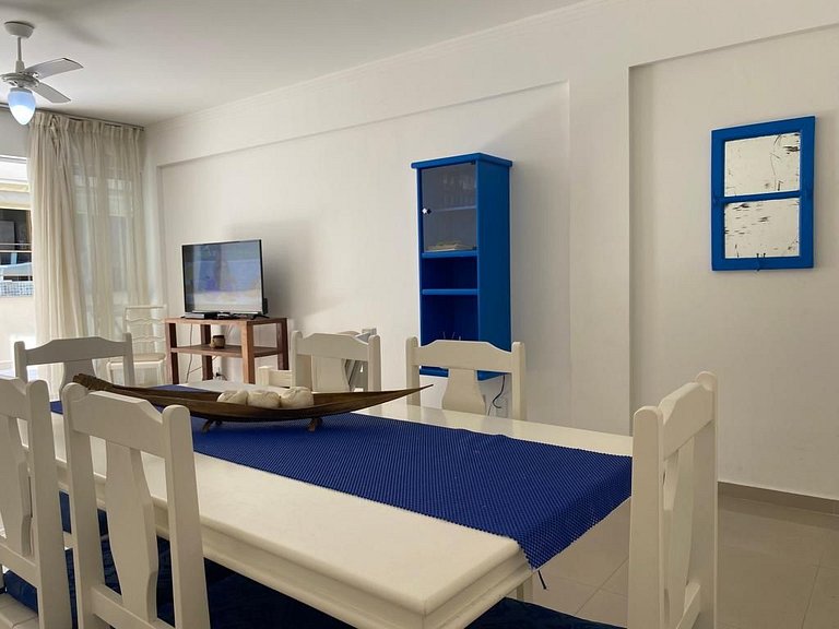 B914 - Apto 02 quartos para 7 pessoas perto do mar