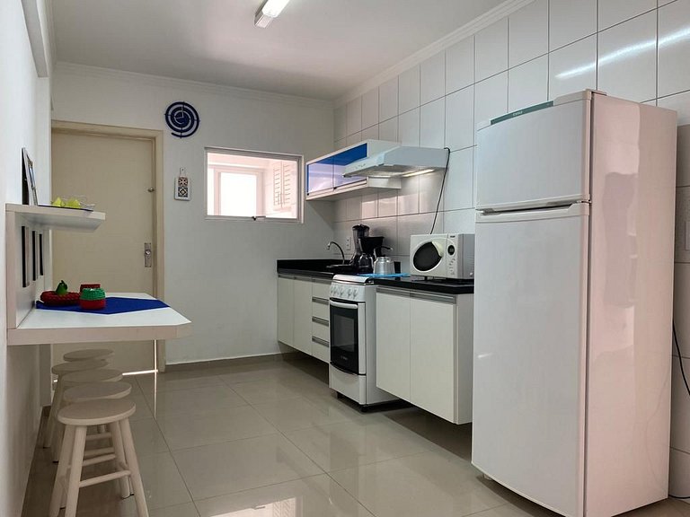 B914 - Apto 02 quartos para 7 pessoas perto do mar