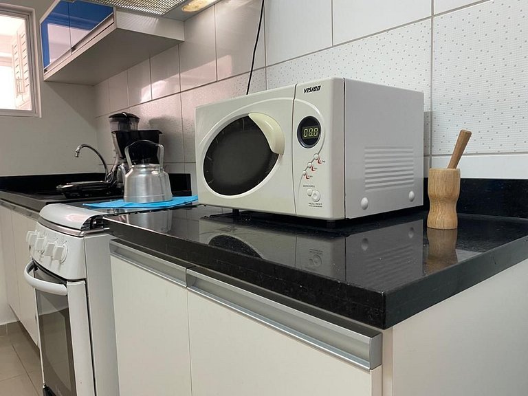 B914 - Apto 02 quartos para 7 pessoas perto do mar