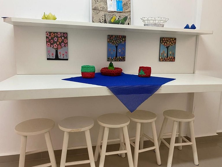 B914 - Apto 02 quartos para 7 pessoas perto do mar