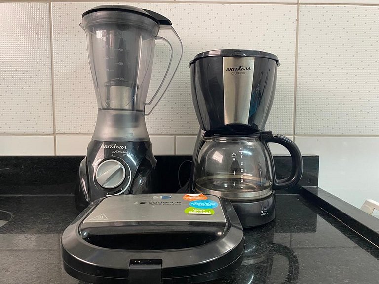 B914 - Apto 02 quartos para 7 pessoas perto do mar