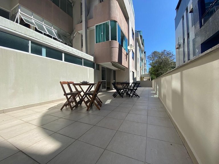 B914 - Apto 02 quartos para 7 pessoas perto do mar