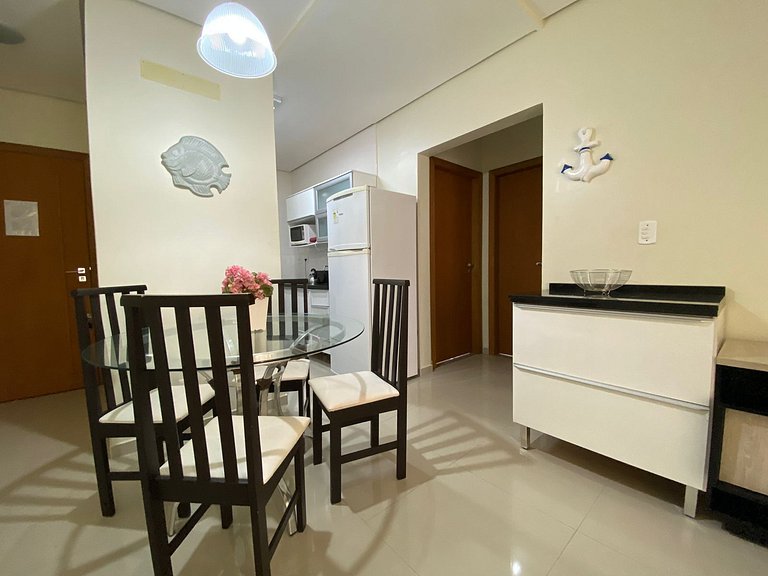 B778 - Apto próx. do mar p/ 5 pessoas em Bombas SC