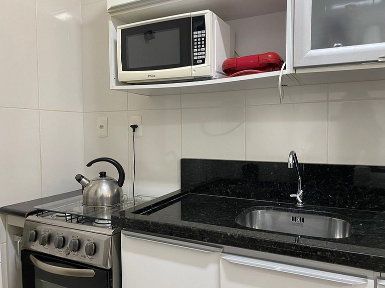 B778 - Apto próx. do mar p/ 5 pessoas em Bombas SC