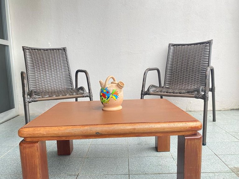 B916 - Apto 03 quartos para 7 pessoas perto do mar