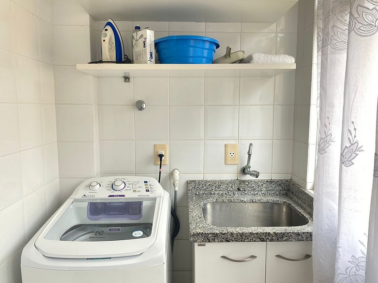 B719 - Apto para 06 pessoas com piscina perto da praia