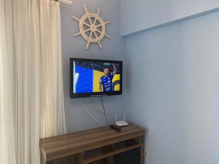 B479 - Apto 2 quartos c/vista mar na Av de Bombas