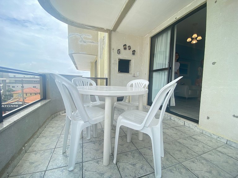 B479 - Apto 2 quartos c/vista mar na Av de Bombas