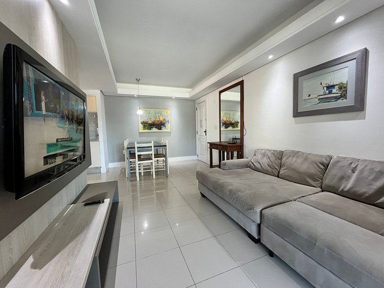 Apto novo com 2 quartos perto do mar para até 06 pessoas !!