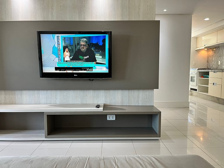 Apto novo com 2 quartos perto do mar para até 06 pessoas !!