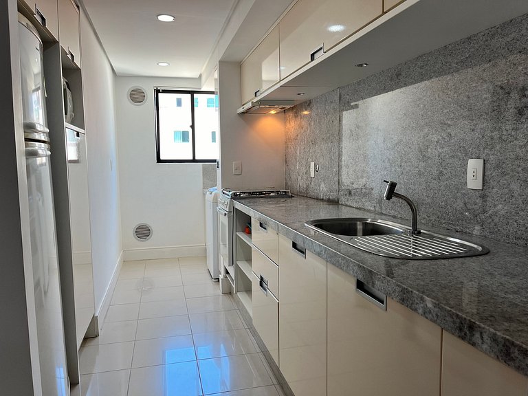 Apto novo com 2 quartos perto do mar para até 06 pessoas !!