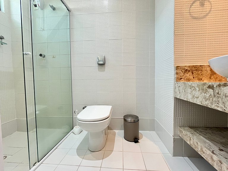 Apto novo com 2 quartos perto do mar para até 06 pessoas !!