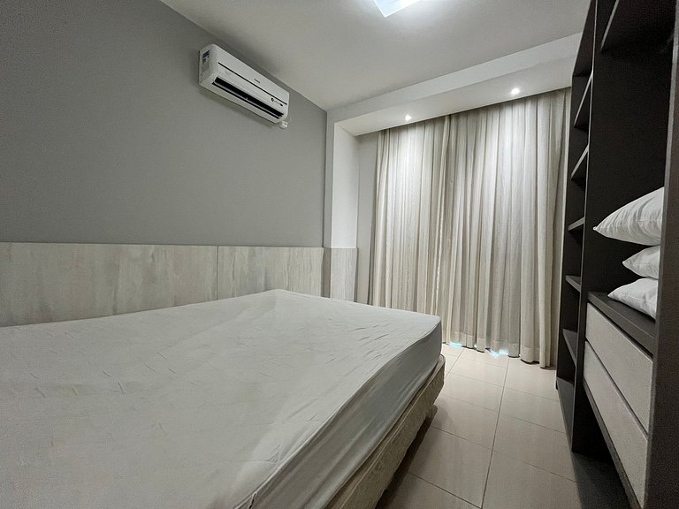 Apto novo com 2 quartos perto do mar para até 06 pessoas !!