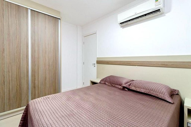 B112 Apto 02 quartos p/ 05 pessoas em Bombinhas SC