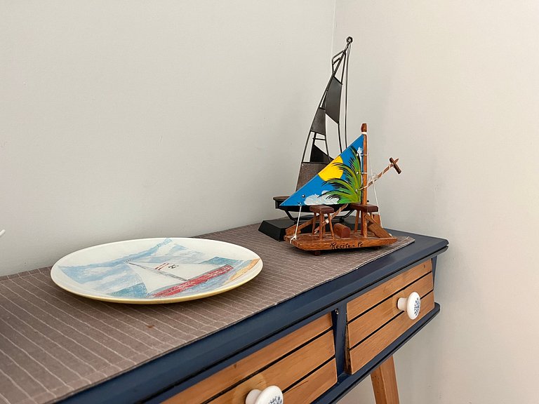 B931 Apto 3 quartos p/ 7 pessoas em Bombinhas SC