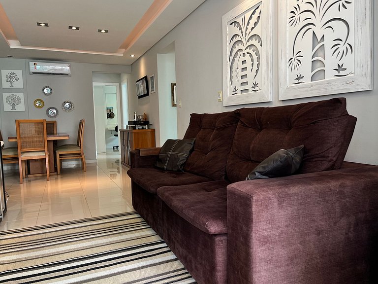 B931 Apto 3 quartos p/ 7 pessoas em Bombinhas SC