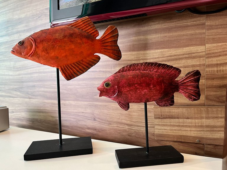 B931 Apto 3 quartos p/ 7 pessoas em Bombinhas SC