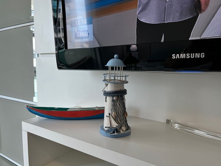 B931 Apto 3 quartos p/ 7 pessoas em Bombinhas SC