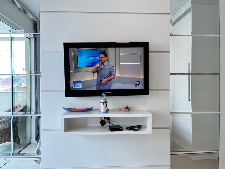 B931 Apto 3 quartos p/ 7 pessoas em Bombinhas SC