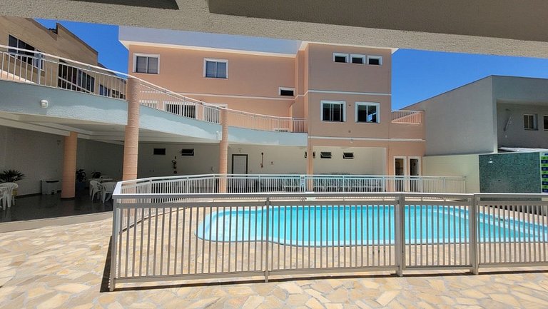 B719 - Apto para 06 pessoas com piscina perto da praia
