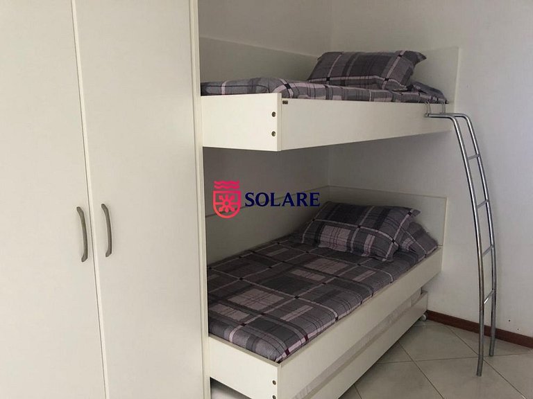 B935 - Apto 3 quartos para 07 pessoas em Bombinhas