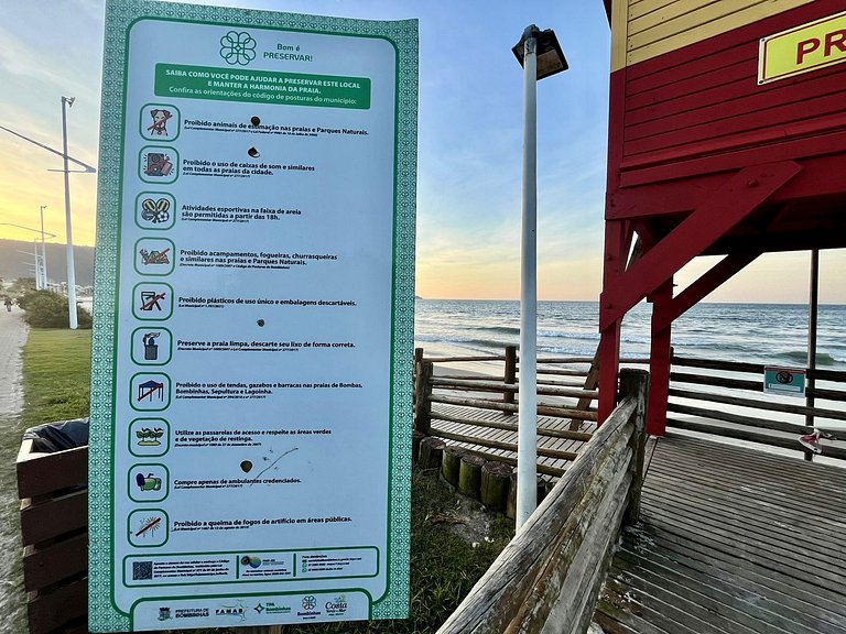 B112 Apto 02 quartos p/ 05 pessoas em Bombinhas SC