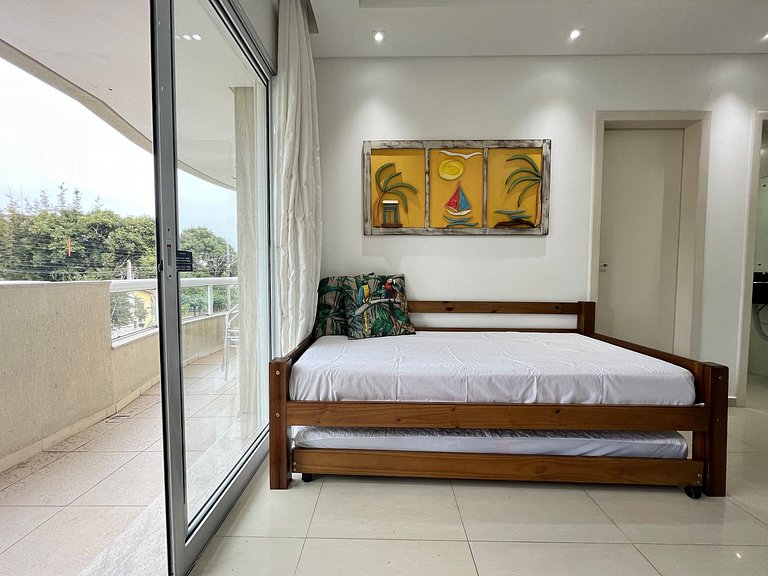 B119 - Apto para 06 pessoas perto do mar em Bombas