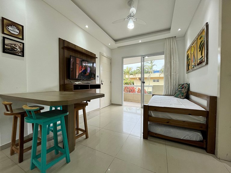 B119 - Apto para 06 pessoas perto do mar em Bombas