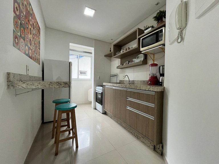 B119 - Apto para 06 pessoas perto do mar em Bombas