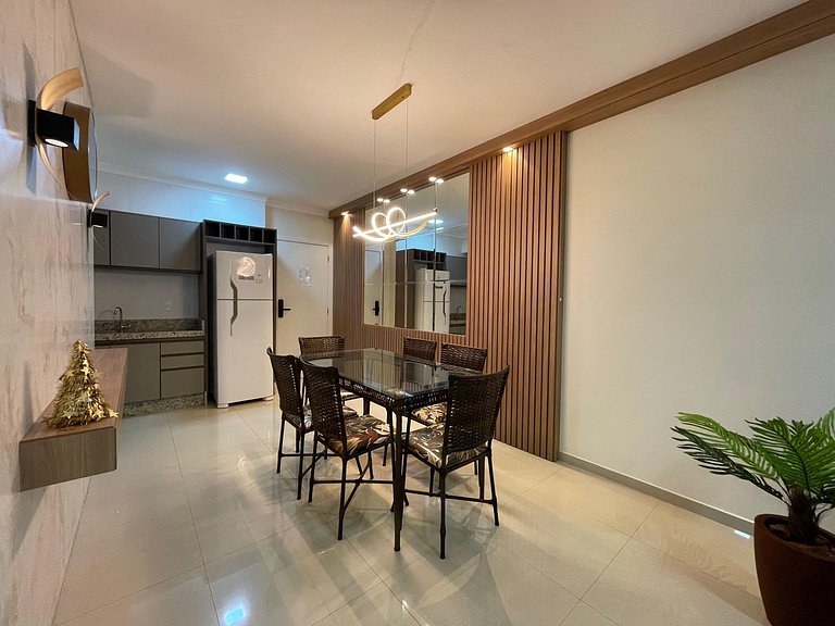 B117 - Aluguel 03 dormitórios a 200 metros do mar