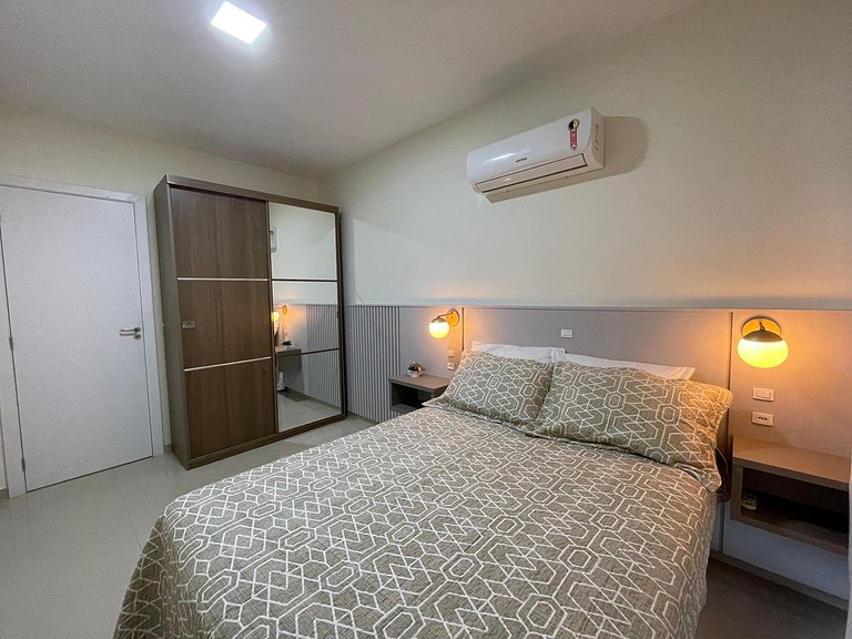 B117 - Aluguel 03 dormitórios a 200 metros do mar