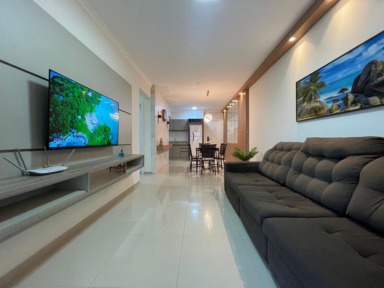 B117 - Aluguel 03 dormitórios a 200 metros do mar