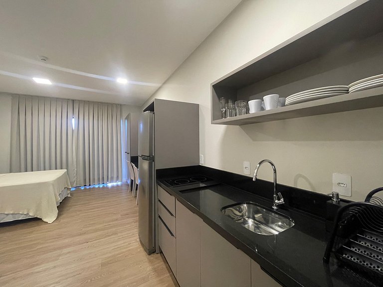 B256 - Apto para 04 pessoas com piscina vista mar