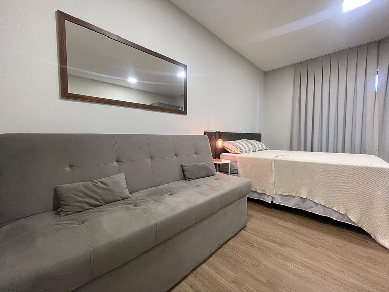 B256 - Apto para 04 pessoas com piscina vista mar