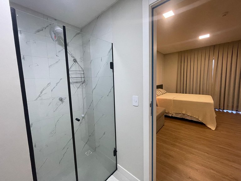 B256 - Apto para 04 pessoas com piscina vista mar