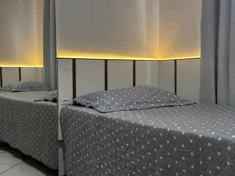 Cobertura 3 quartos para 8 pessoas, pertinho da praia !