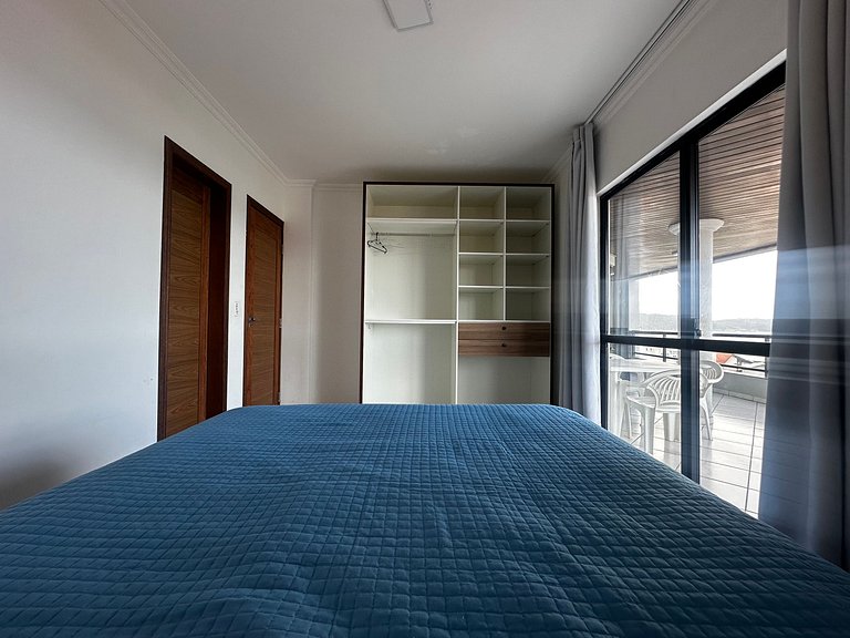 Cobertura 3 quartos para 8 pessoas, pertinho da praia !