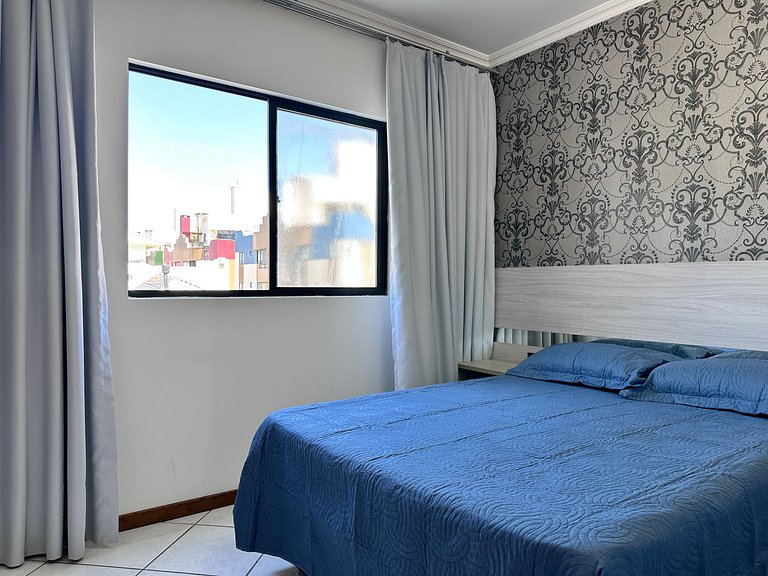 B483 - Apto 3 quartos perto do mar em Bombinhas