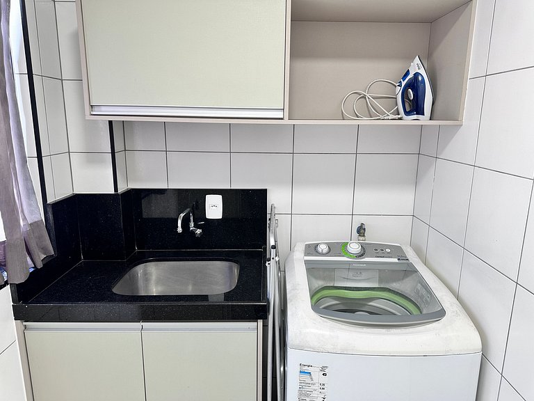 B483 - Apto 3 quartos perto do mar em Bombinhas